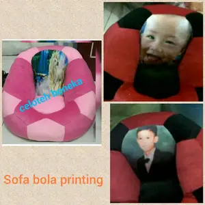 Sofa bola printing / sofa bola anak / sofa bola karakter / sofa anak