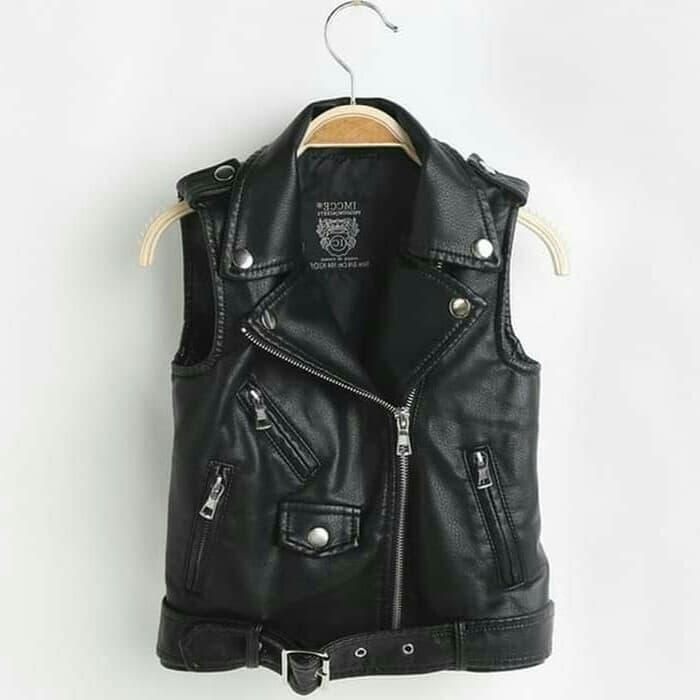 jaket / rompi anak gaull rock end roll /kulit sintetis 0