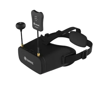 EV800DM 40CH 5.8G FPV Diversity Goggles dengan DVR