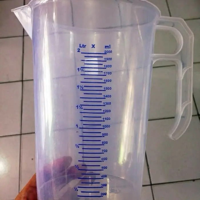 GELAS TAKAR/GELAS UKUR 2Liter/teko plastik 2ltr/2000ml 0
