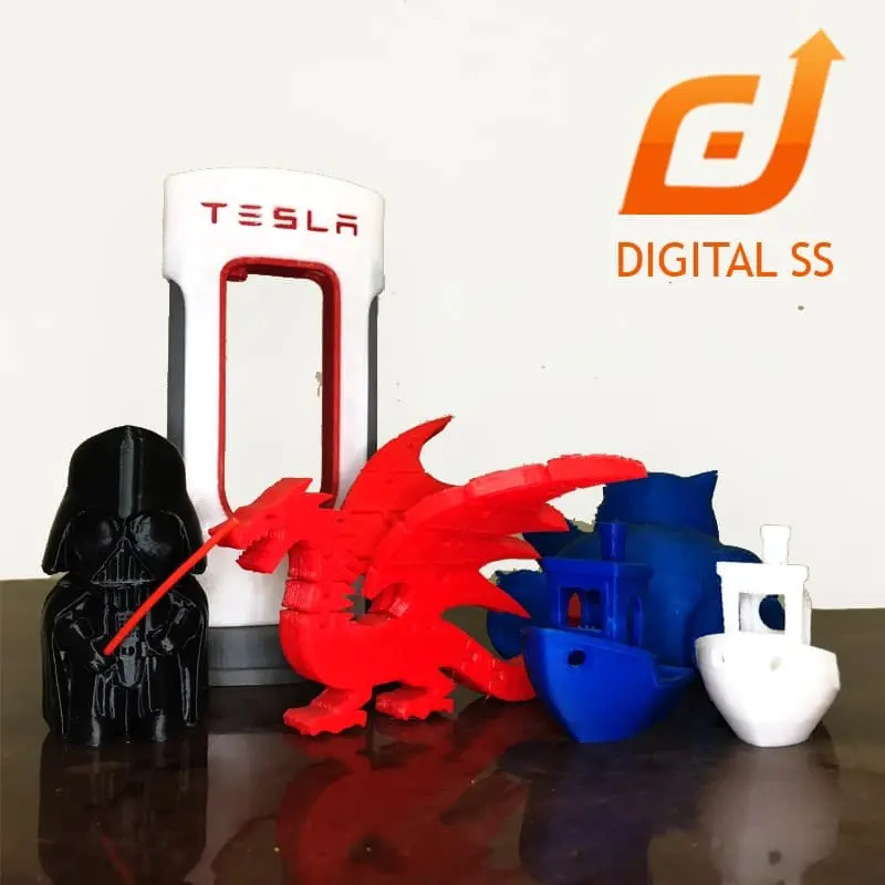 Jasa Cetak Custom 3D print bahan Plastik PLA desain model Printing