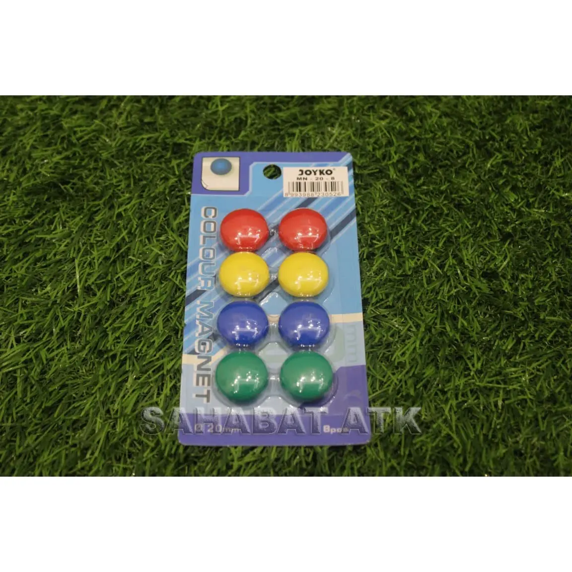 JOYKO MAGNET MN - 20 / MAGNET PAPAN TULIS WARNA WARNI / DIAMETER 20