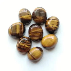 Batu Akik Natural Biduri Sepah / Tiger Eye Oval Kecil