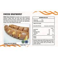 Gambar Sosis SONIA Keju - Cheese Bratwurst 28/25 (1 Kg) - isi 40 pcs dari SONIA - Rumah Asap Kota Administrasi Jakarta Barat 2 Tokopedia