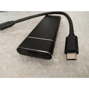 Case Casing Converter SSD M2 NGFF M.2 SATA to External USB 3.1 Type C