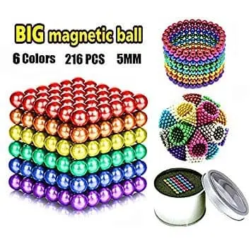 Mainan Magnetik Magnetic Force Magic Cube Buck Ball 216pcs - Warna Campur Mainan