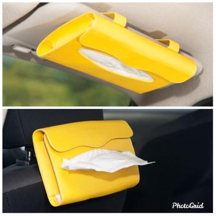 Gambar TECHNOZIO Paket Tempat tissue mobil kuning /Tempat tissue di sunvisor dari Technozio Store Kota Administrasi Jakarta Barat Tokopedia