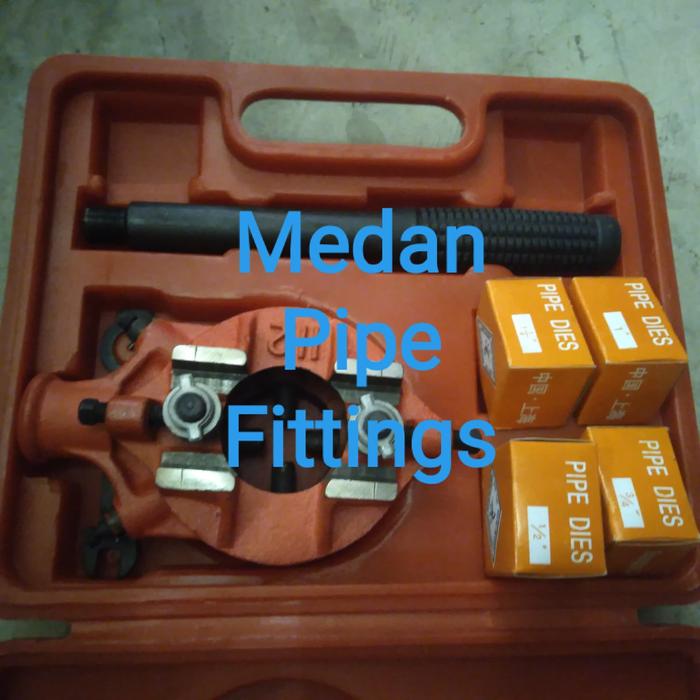Gambar alat snei pembuat drat pipa 1/2 3/4 1 1-1/4 inch snai senai snay buat dari Medan Pipe Fittings Kota Medan Tokopedia