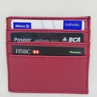 Gambar TECHNOZIO Tempat kartu ATM /Card holder / Dompet kartu kredit merah dari Technozio Store Kota Administrasi Jakarta Barat 2 Tokopedia