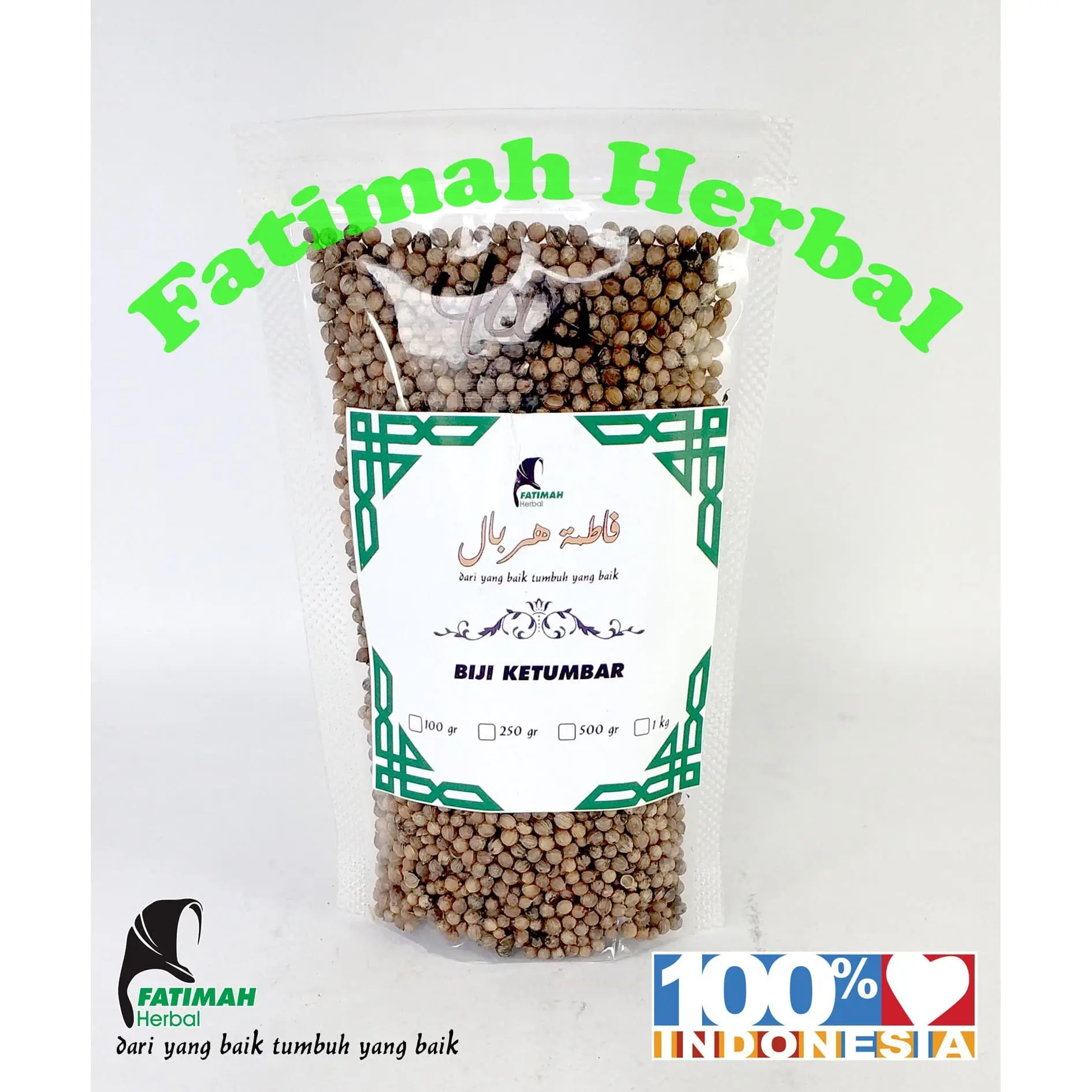 Biji Tumbar Hitam- Ketumbar Hitam Organik Biji Murni - 50 gram