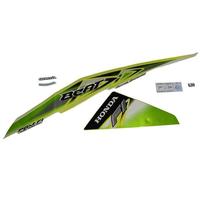 Gambar Sticker Body Kiri Green White - BeAT FI (K25) (871X0K25900ZEL) dari Honda Cengkareng Kota Tangerang 1 Tokopedia