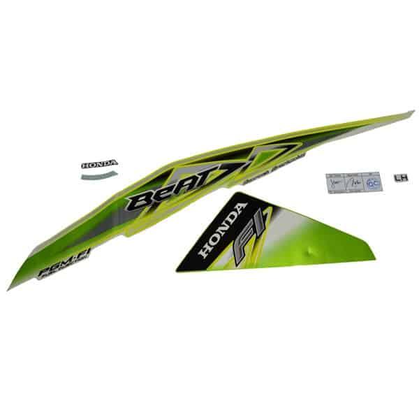 Gambar Sticker Body Kiri Green White - BeAT FI (K25) (871X0K25900ZEL) dari Honda Cengkareng Kota Tangerang Tokopedia