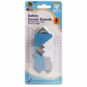 Babyloo Pengaman Sisi Meja 3.5x3.5 Cm 8 Pcs - Abu-Abu