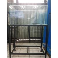 Gambar RAK AQUARIUM 2 SUSUN BESI HOLLOW GALVANIS 80X40X83CM KAKI DUDUKAN MEJA dari ADRAQUATIC Kota Bandung 1 Tokopedia