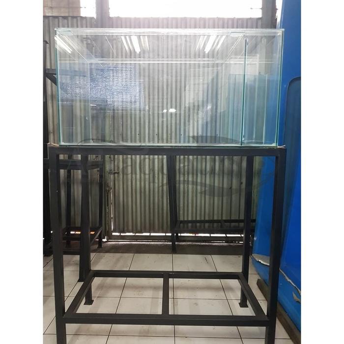 Gambar RAK AQUARIUM 2 SUSUN BESI HOLLOW GALVANIS 80X40X83CM KAKI DUDUKAN MEJA dari ADRAQUATIC Kota Bandung Tokopedia