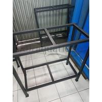 Gambar RAK AQUARIUM 2 SUSUN BESI HOLLOW GALVANIS 80X40X83CM KAKI DUDUKAN MEJA dari ADRAQUATIC Kota Bandung 2 Tokopedia