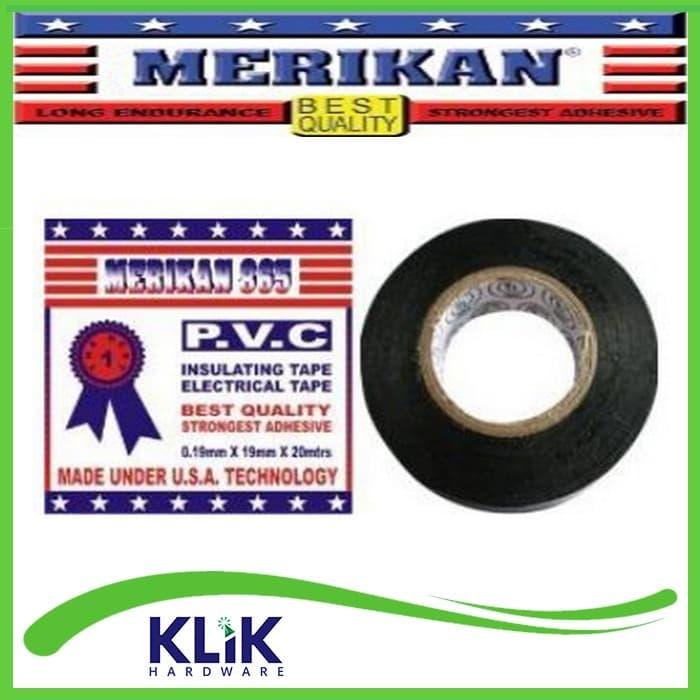 Gambar Merikan PVC Electrical Tape Solatip Isolasi Kabel Listrik 20 meter dari KLiK Hardware Kota Bandung Tokopedia