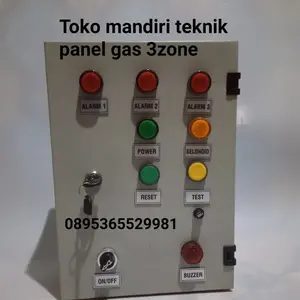 panel alarm gas sistem 3zone