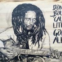 Gambar Lukisan Kayu Jatibelanda Bob Marley 3 Little bird Hiasan Dinding Cafe dari CV RUMAH KREASI 168 Kota Cirebon 2 Tokopedia