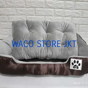 Tempat Tidur Kasur Anjing Premium Empuk Besar - Size XL Portable Lepas