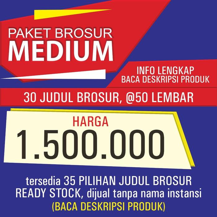 Gambar Jual Paket Lengkap Leaflet / Brosur Kesehatan dari Sahabat Sejasa Kab. Sleman Tokopedia