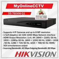 Gambar DS-7604NI-Q1 NVR IP Camera CCTV Hikvision 4 ch Kamera Onvif Non POE - NON BUNDLING dari MyOnlineCCTV Kota Administrasi Jakarta Barat 5 Tokopedia