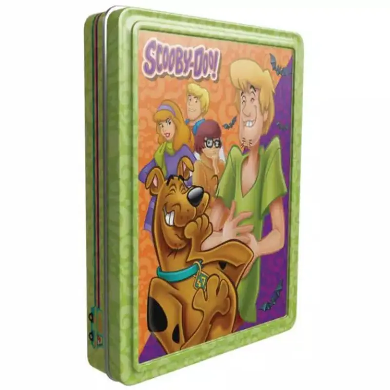 Scooby Doo Adventure Toys Spooky Happy Tin Box Horror Book Pen Sticker 1