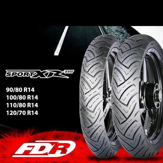 Gambar PAKET MURAH BAN FDR XR SPORT EVO 90/80-17 dan 100/80-17 dari Sumber Jaya Motocare Kota Administrasi Jakarta Barat Tokopedia