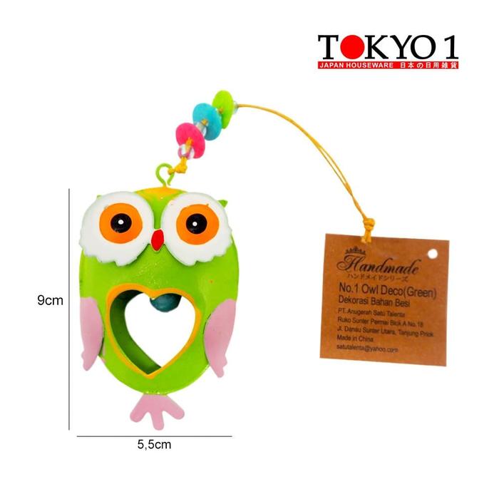 Gambar Tokyo 1 Dekorasi Bahan Besi No.1 Owl Deco(Green) 461157 dari TOKYO 1 Kota Administrasi Jakarta Utara Tokopedia