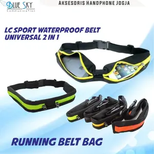 Tas Pinggang Lari / Tas Jogging Waterproof 2 in 1