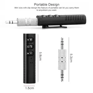 Car Bluetooth / Bluetooth Receiver / CAR KIT Audio Music Jack 3.5mm
