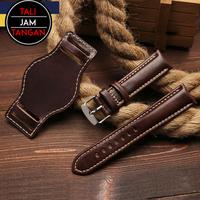 Gambar 20mm, 22mm Tali Jam Kulit Asli Bund Strap Hijau atau Cokelat Import dari Tali Jam Tangan com Kota Tangerang Selatan 2 Tokopedia