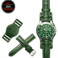 Gambar 20mm, 22mm Tali Jam Kulit Asli Bund Strap Hijau atau Cokelat Import dari Tali Jam Tangan com Kota Tangerang Selatan 5 Tokopedia