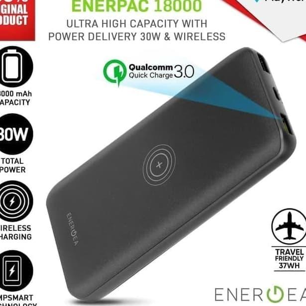 Gambar Energea - Enerpac Wireless Powerbank 18.000mAh Fast QC 3.0 + PD dari Mulia Premium Acc Kota Medan Tokopedia