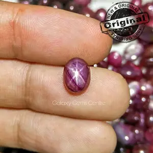 Batu Natural Ruby Star Corondum
