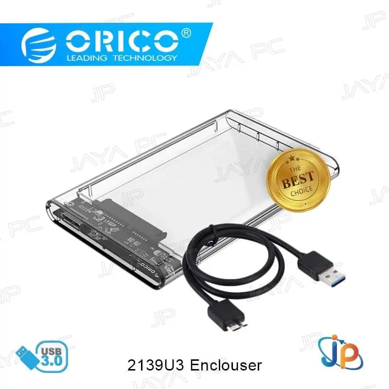 ORICO External Hardisk SSD Portable 2139U3 2.5 USB 3.0 Enclosure