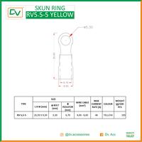 Gambar Skun Ring 6mm YELLOW / RV5,5-5 - Merah dari DV.Switchboard Kota Semarang 2 Tokopedia