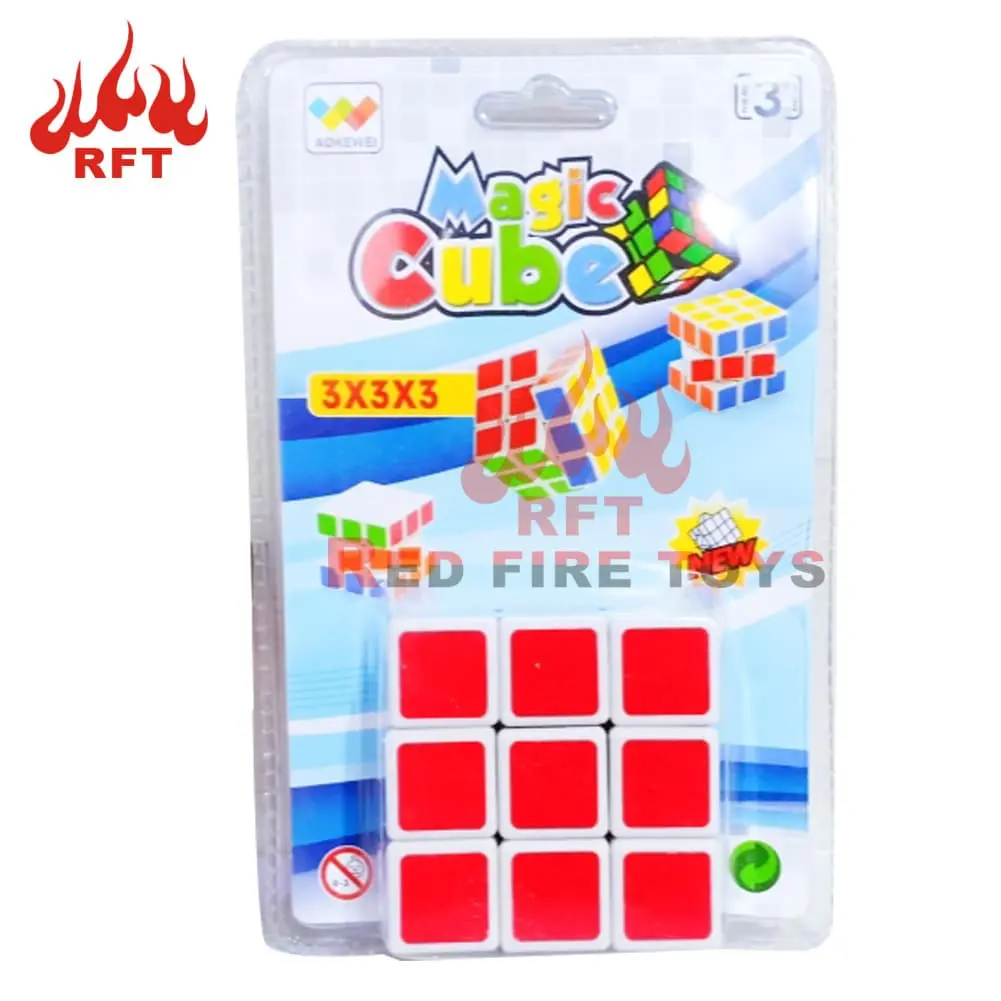 Rubik 3x3 Aokewei Yulong Stickerless Merah Rubik 3x3x3 Termurah No.833