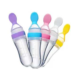 [1KG 20PCS] LKM005 | LITTLE KUMA Botol Dot Silicone Sendok Makan Bayi