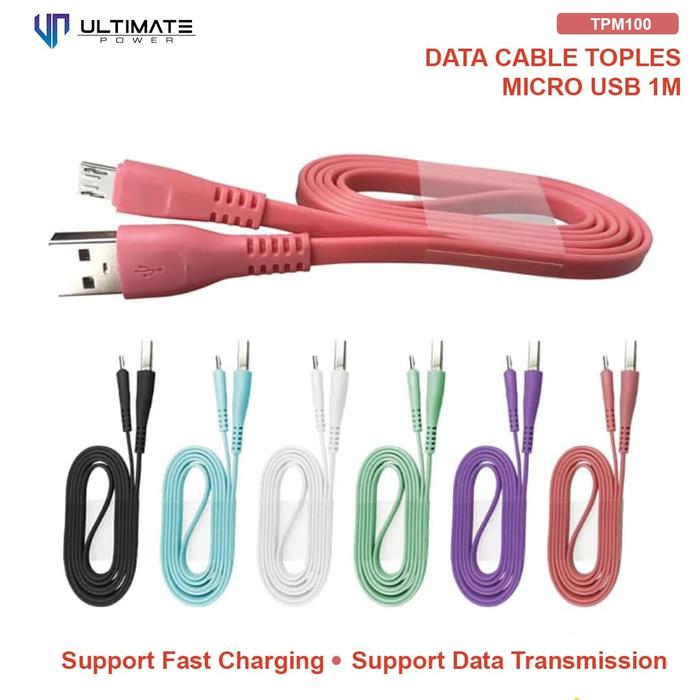 Gambar Data cable samsung,lg,sony, Micro Usb Ultimate Power USB 1M TPM100 - Hitam dari Ori aksesoris 1 Kota Administrasi Jakarta Pusat Tokopedia