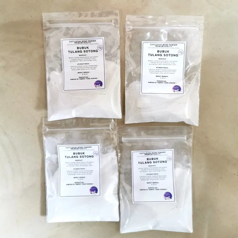 MOON CUTTLEBONE FISH POWDER 20 GR - REPTILE CALCIUM - TORTOISE CALCIUM 2