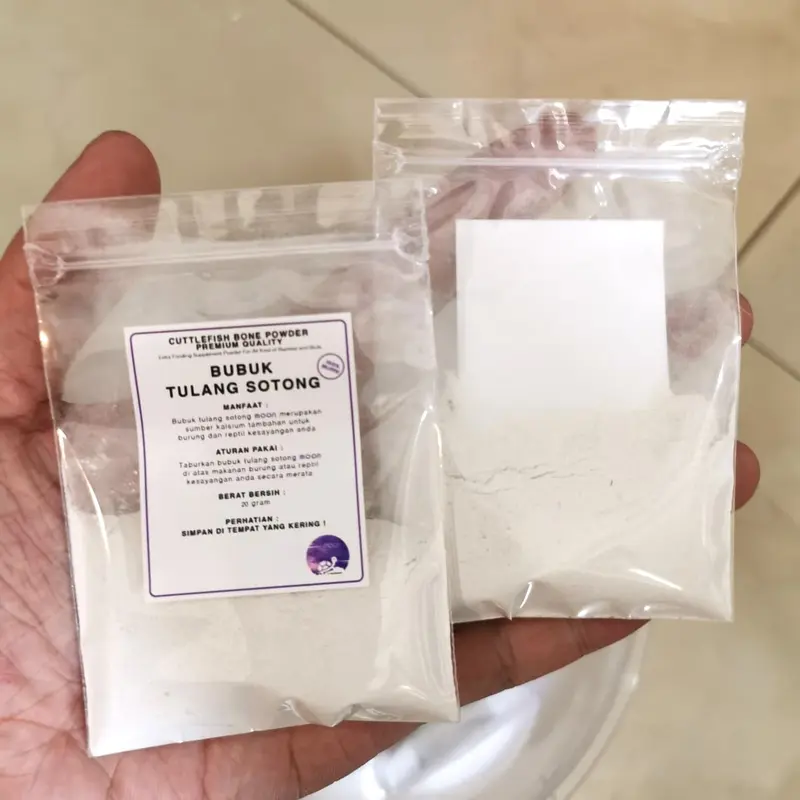 MOON CUTTLEBONE FISH POWDER 20 GR - REPTILE CALCIUM - TORTOISE CALCIUM 4