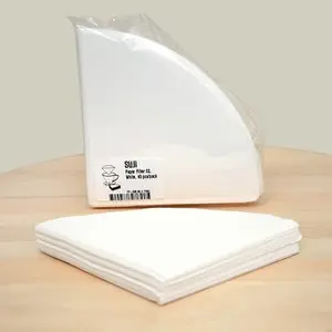 SUJI V60 Coffee Paper Filter / Kertas Filter Kopi VCF-02-100 White