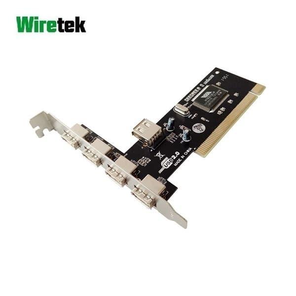 Gambar PCI Card USB 2.0 4+1port Wiretek dari Tokomipo1 Kota Administrasi Jakarta Pusat Tokopedia