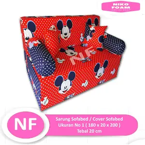 sarung sofabed cover sofabed inoac sarung sofabed busa inoac 180x200