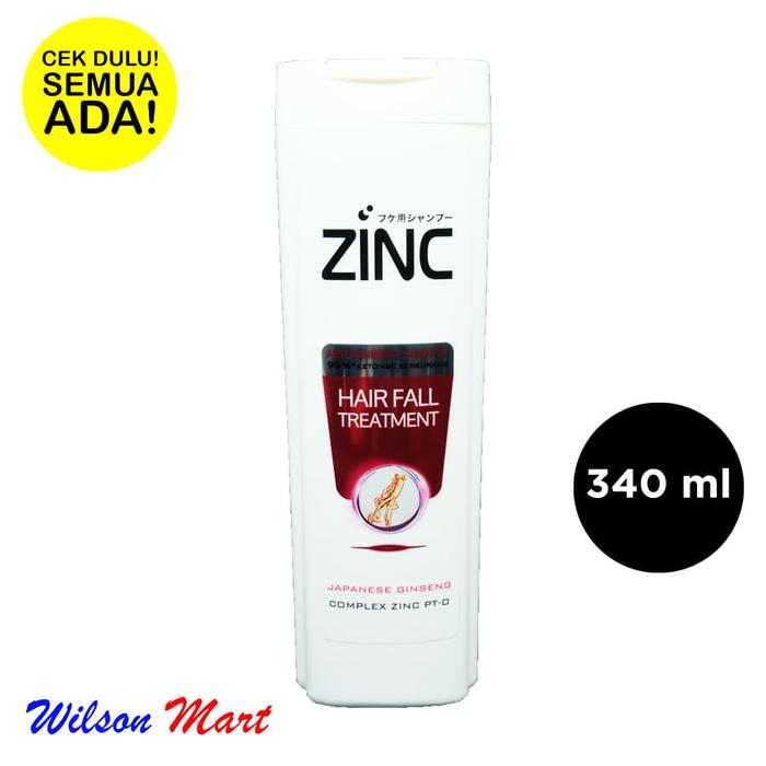 Gambar ZINC SHAMPOO HAIR FALL TREATMENT JAPANESE GINSENG 340 ML dari Wilson Mart Kota Administrasi Jakarta Barat Tokopedia