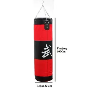 Boxing Sandsack 100cm , sarung Tinju, Karung Tinju, Samsak, Muaythai