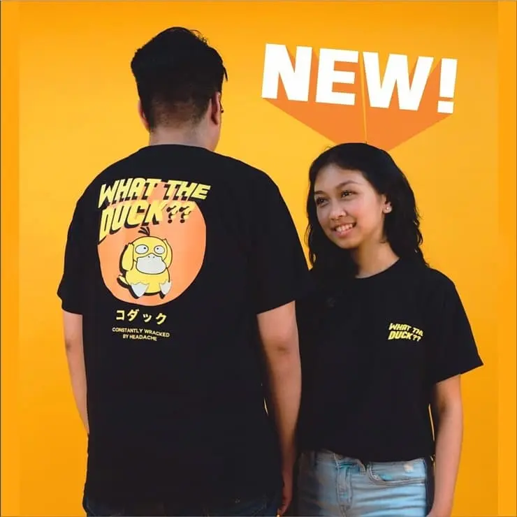 Kuruu Shirt Baju Anime Pokemon PSYDUCK