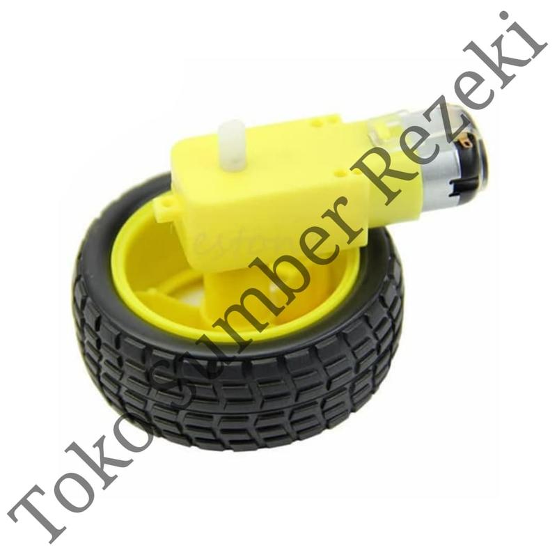 Dinamo Motor DC 12v Gearbox Arduino Car kit Kuning Original Asli - Shop ...