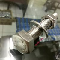 Gambar Baut mur stainless m12 x 70 sus 304 THE a2-70 baut kunci 19 baut 12 dari TRISTECH_NEW Kota Administrasi Jakarta Barat 1 Tokopedia